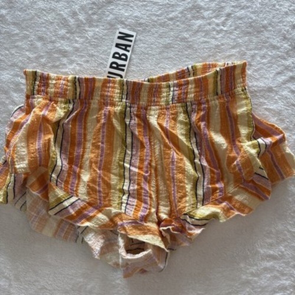 Urban Outfitters Shorts, Medium, Multicolored Linen